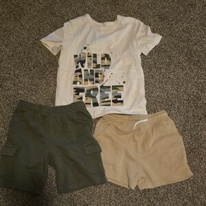 Wild and Free T-Shirt with Shorts Set